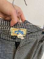 Pantalon pied de poule 80s