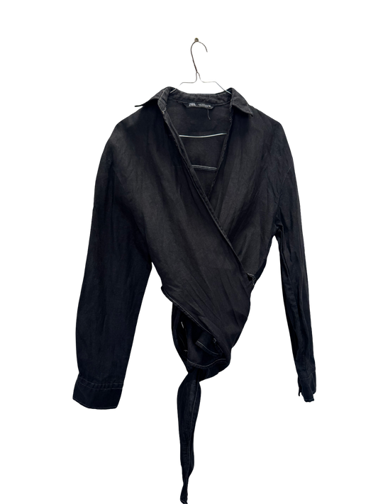 Blouse en lin Zara