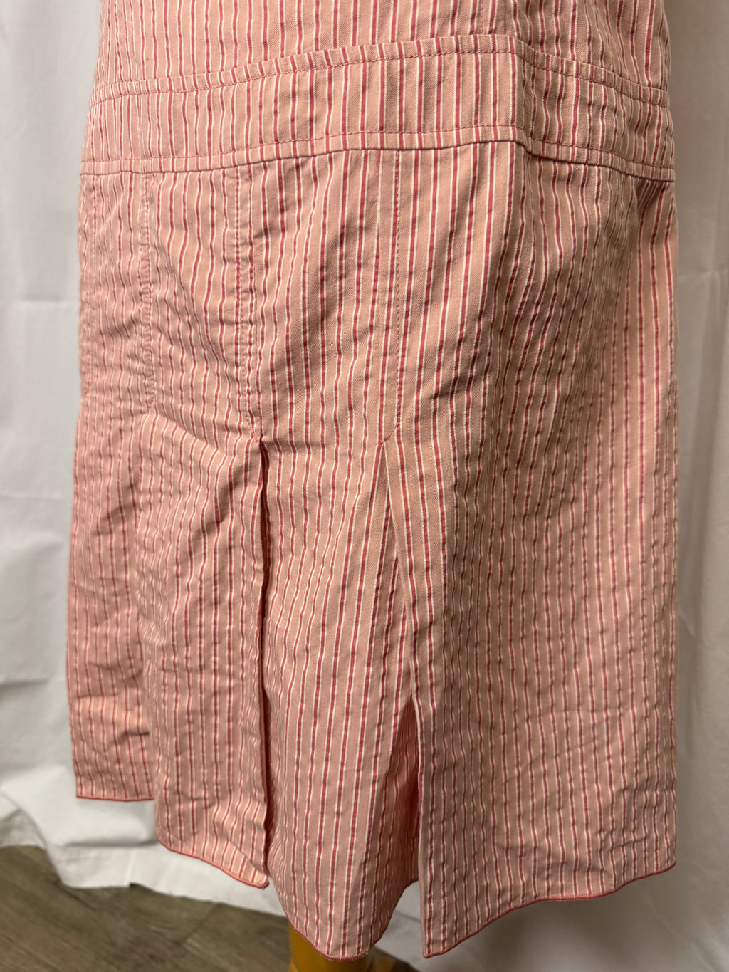 Robe à rayures rose