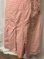 Robe à rayures rose