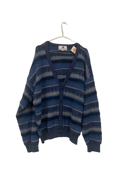 Cardigan à rayure 90s