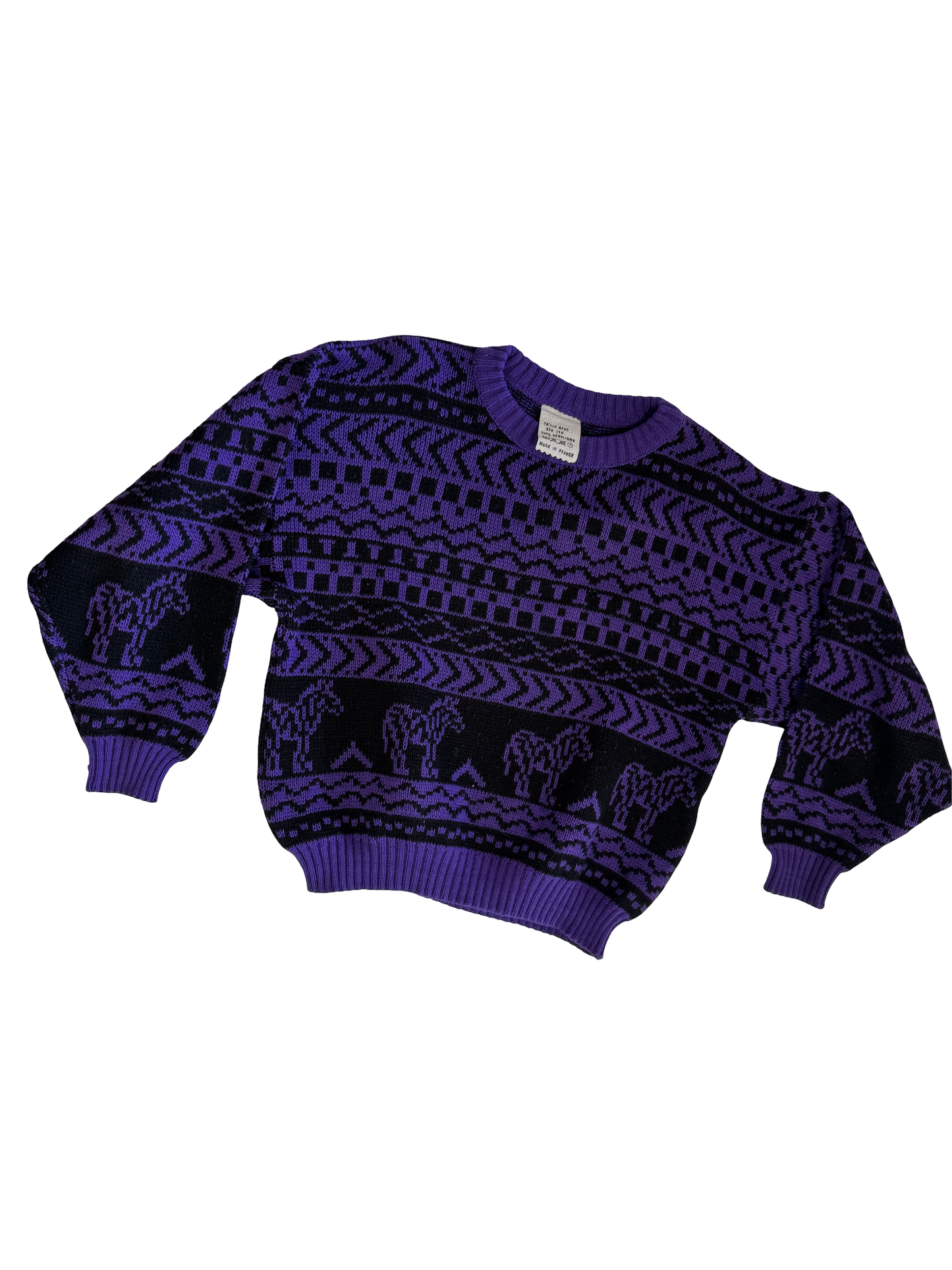 Pull à motifs 90s
