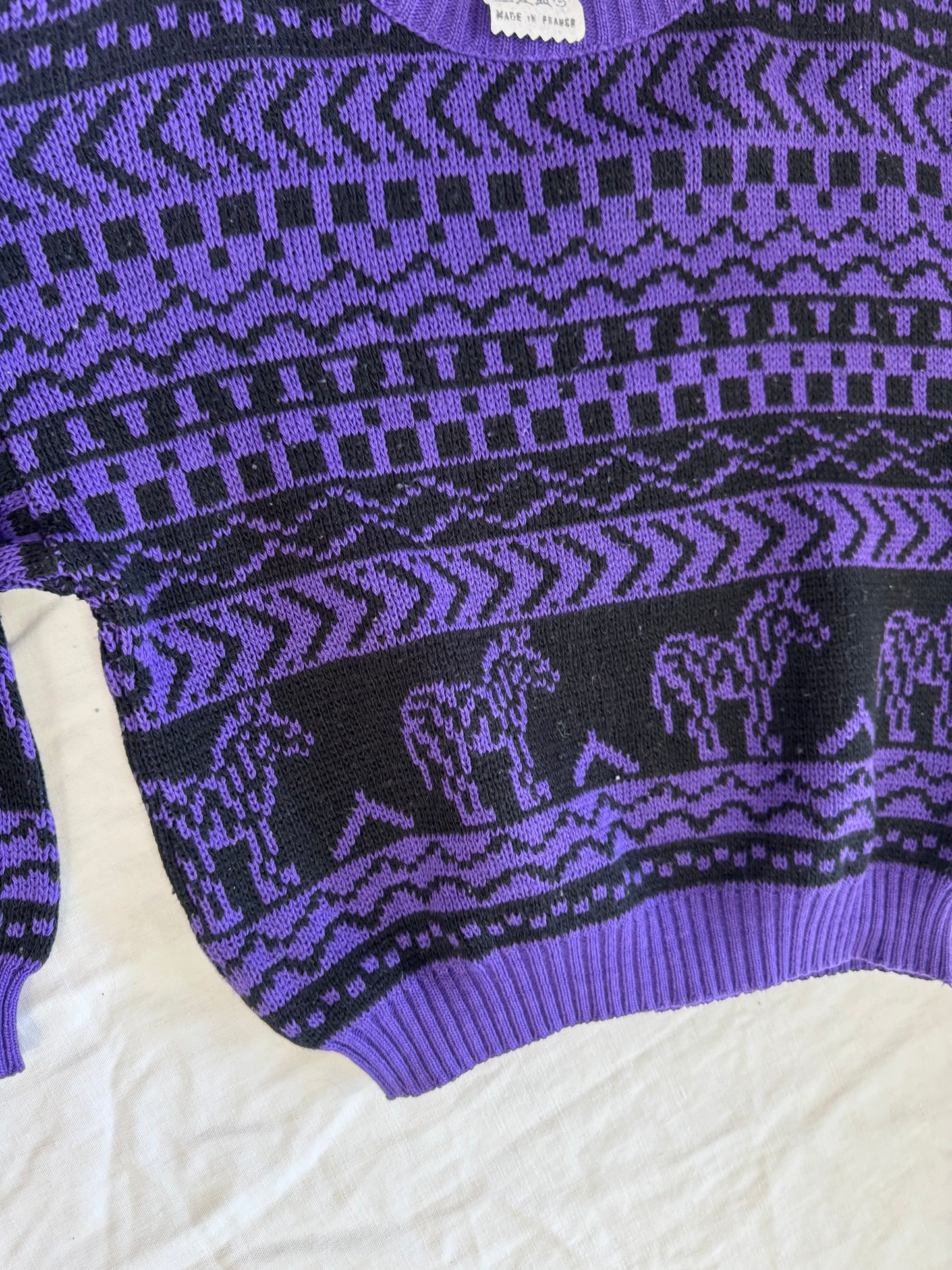 Pull à motifs 90s