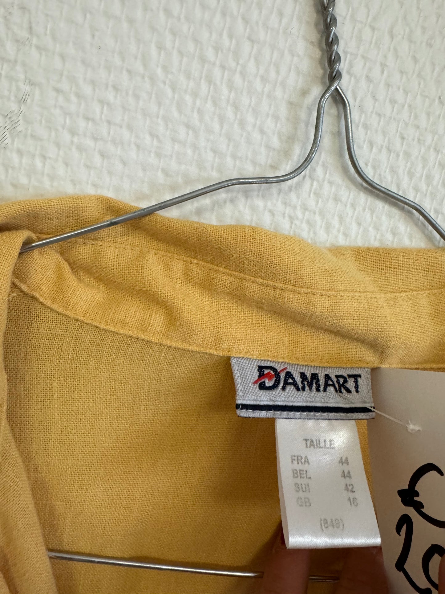 Chemise jaune