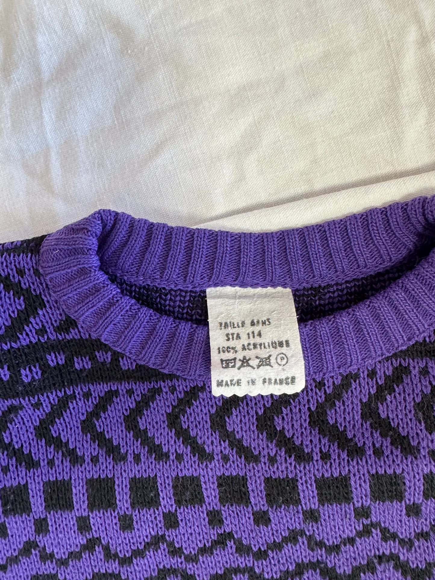 Pull à motifs 90s