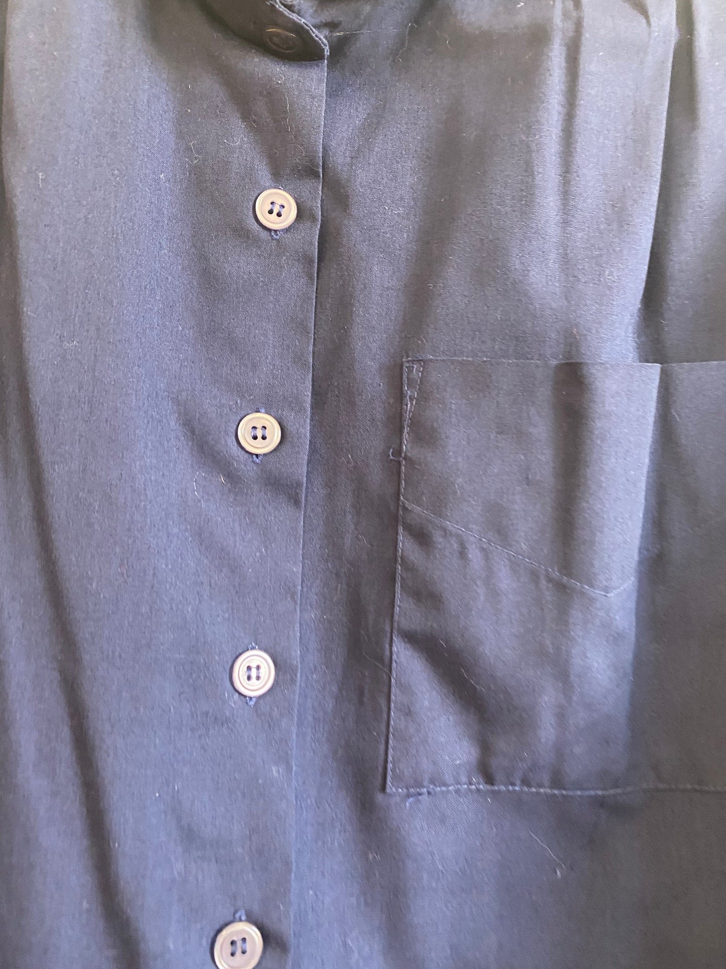 Chemise uni bleu marine