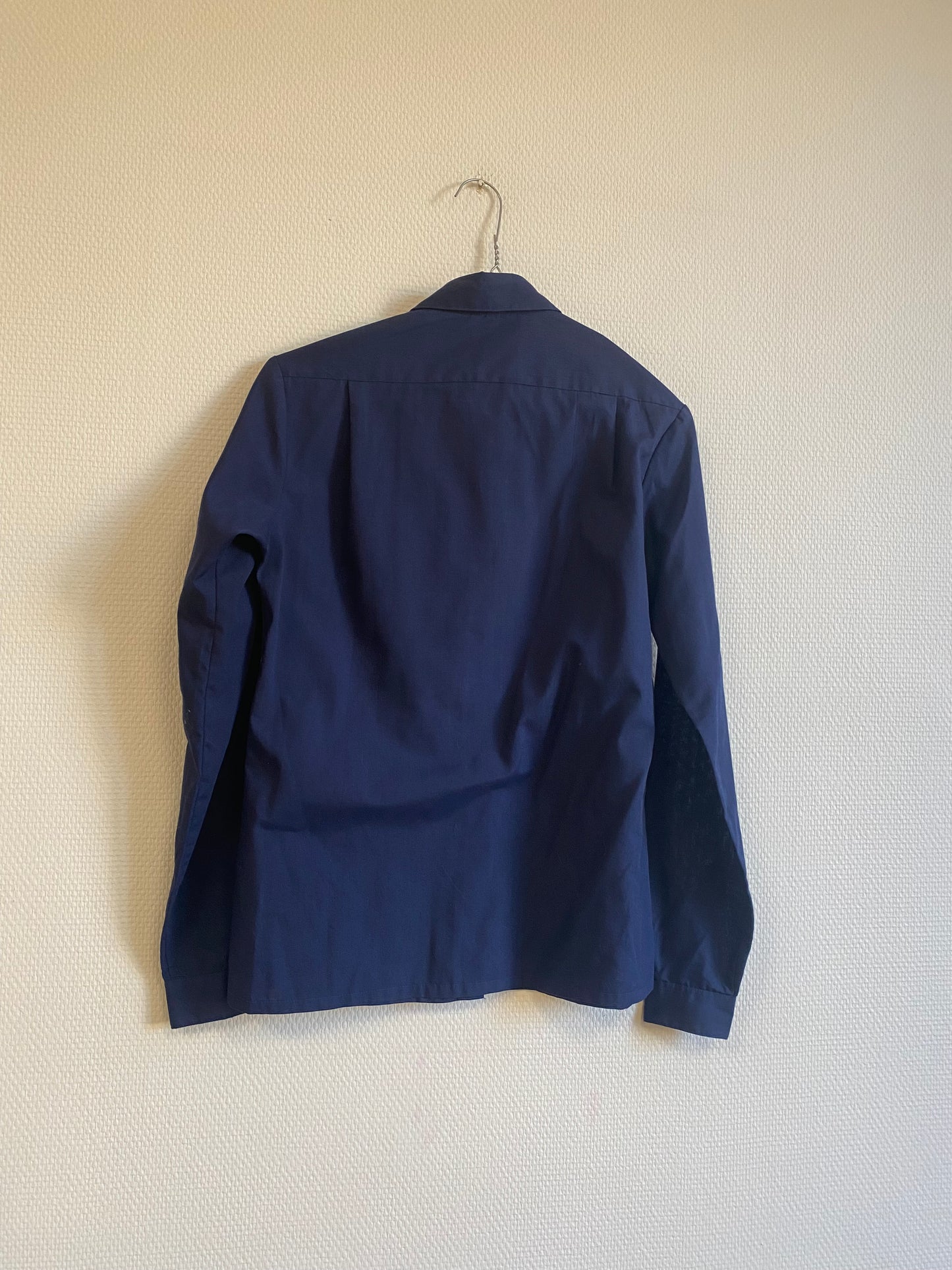 Chemise uni bleu marine