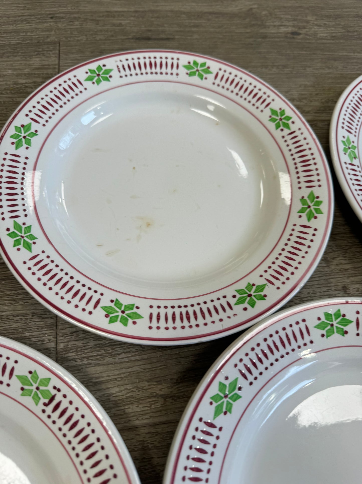 Assiettes à motif