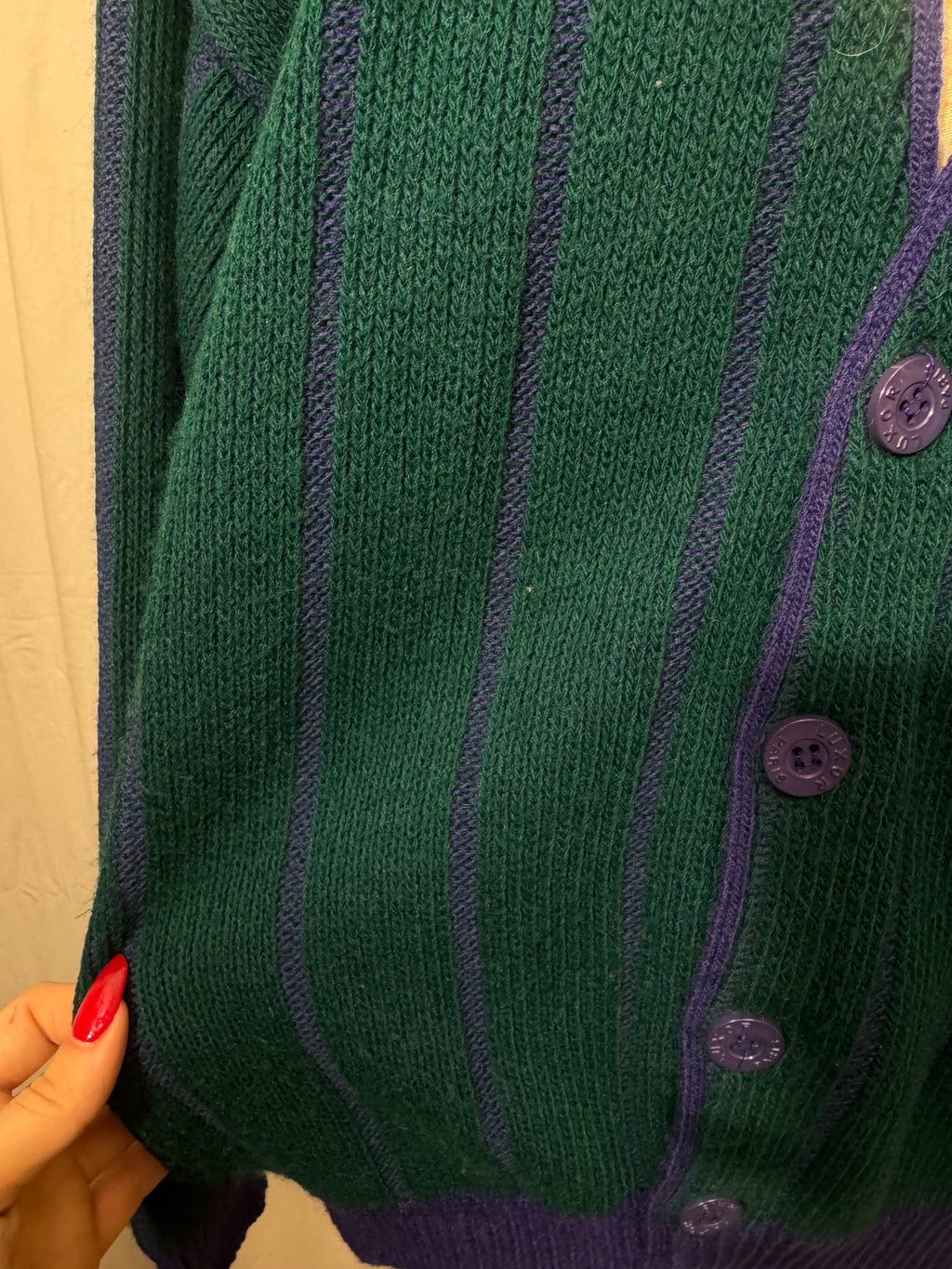 Cardigan à rayures