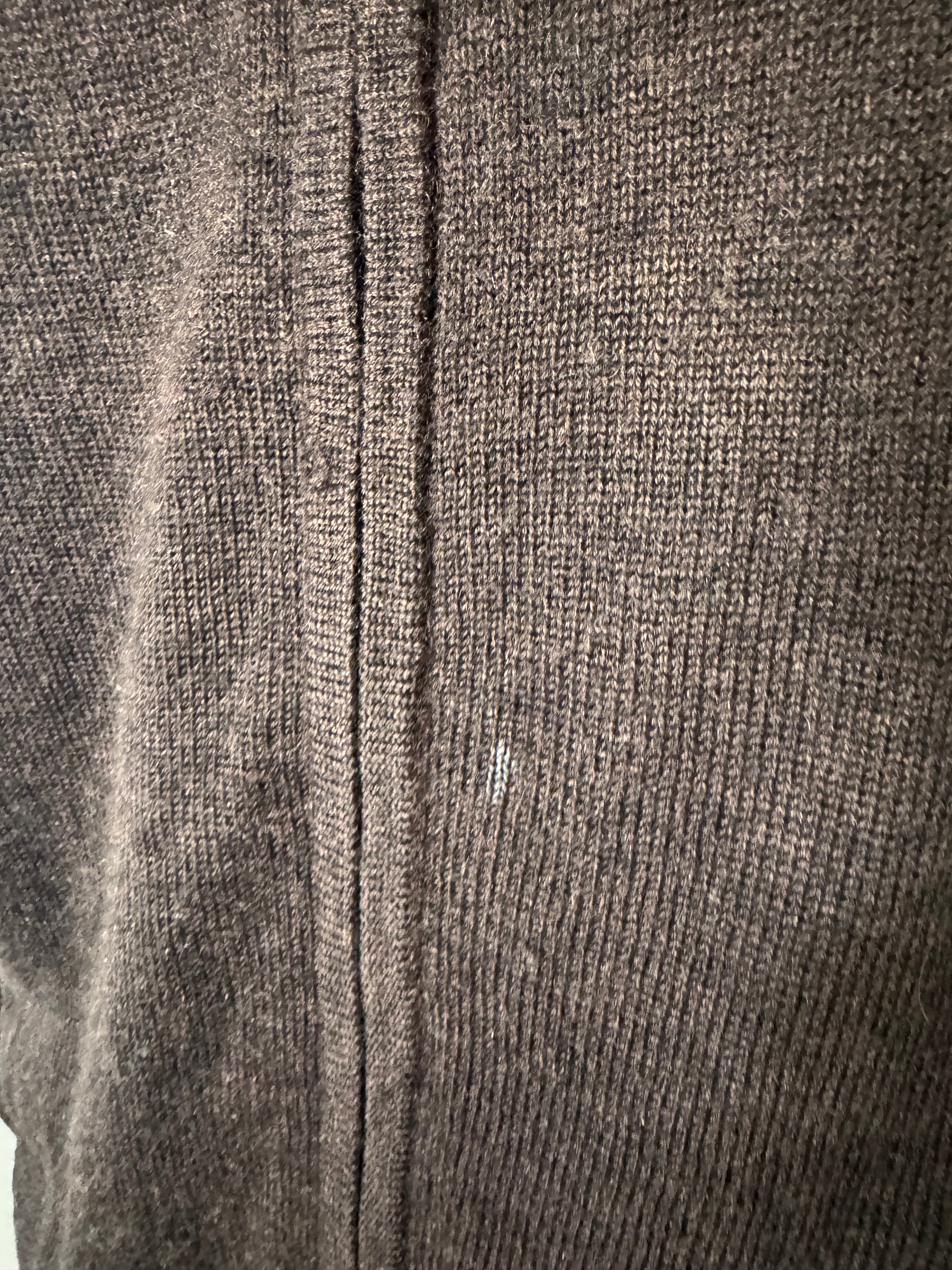 Gilet en laine marron