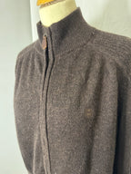 Gilet en laine marron