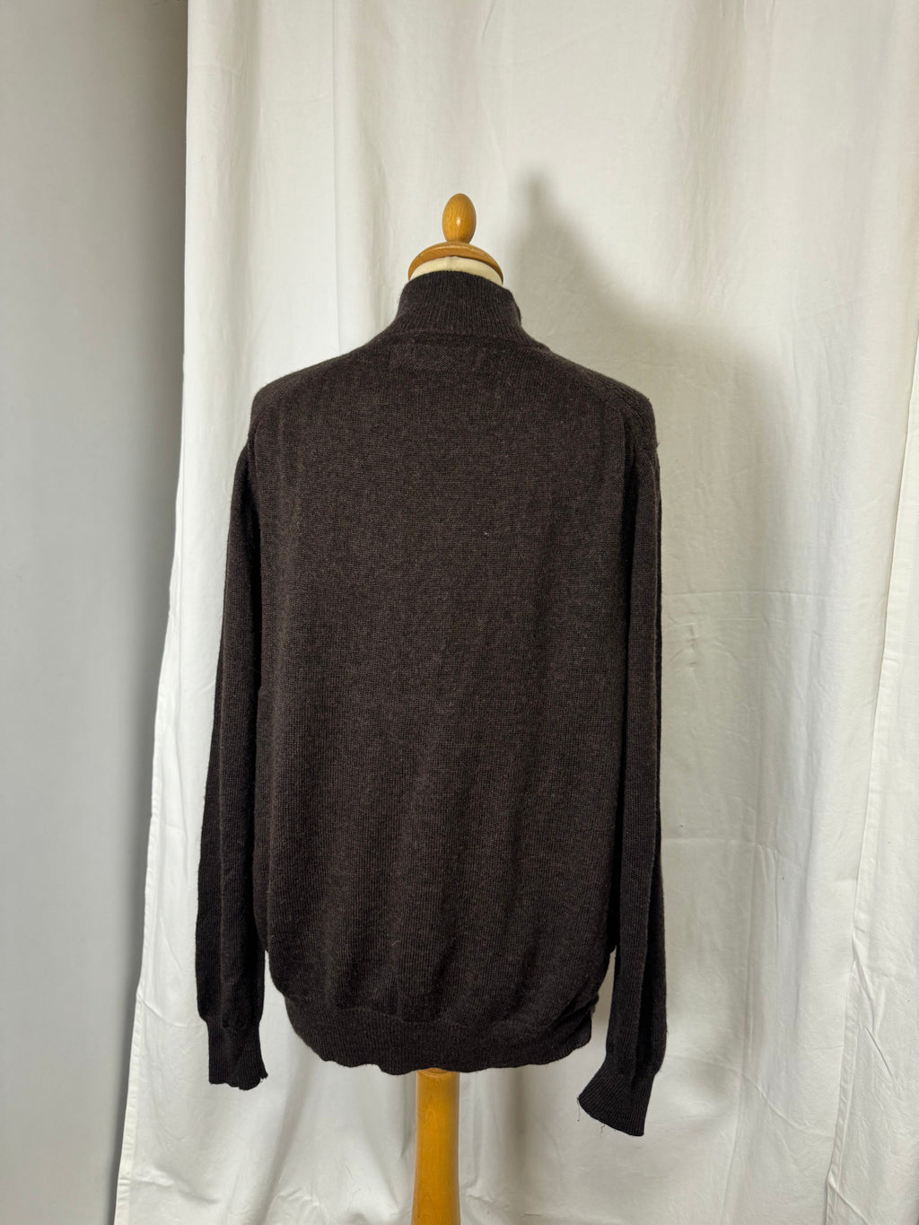 Gilet en laine marron