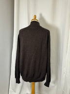 Gilet en laine marron