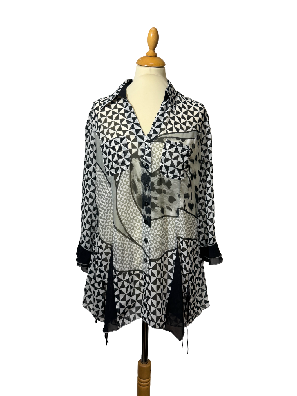 Chemise à motifs