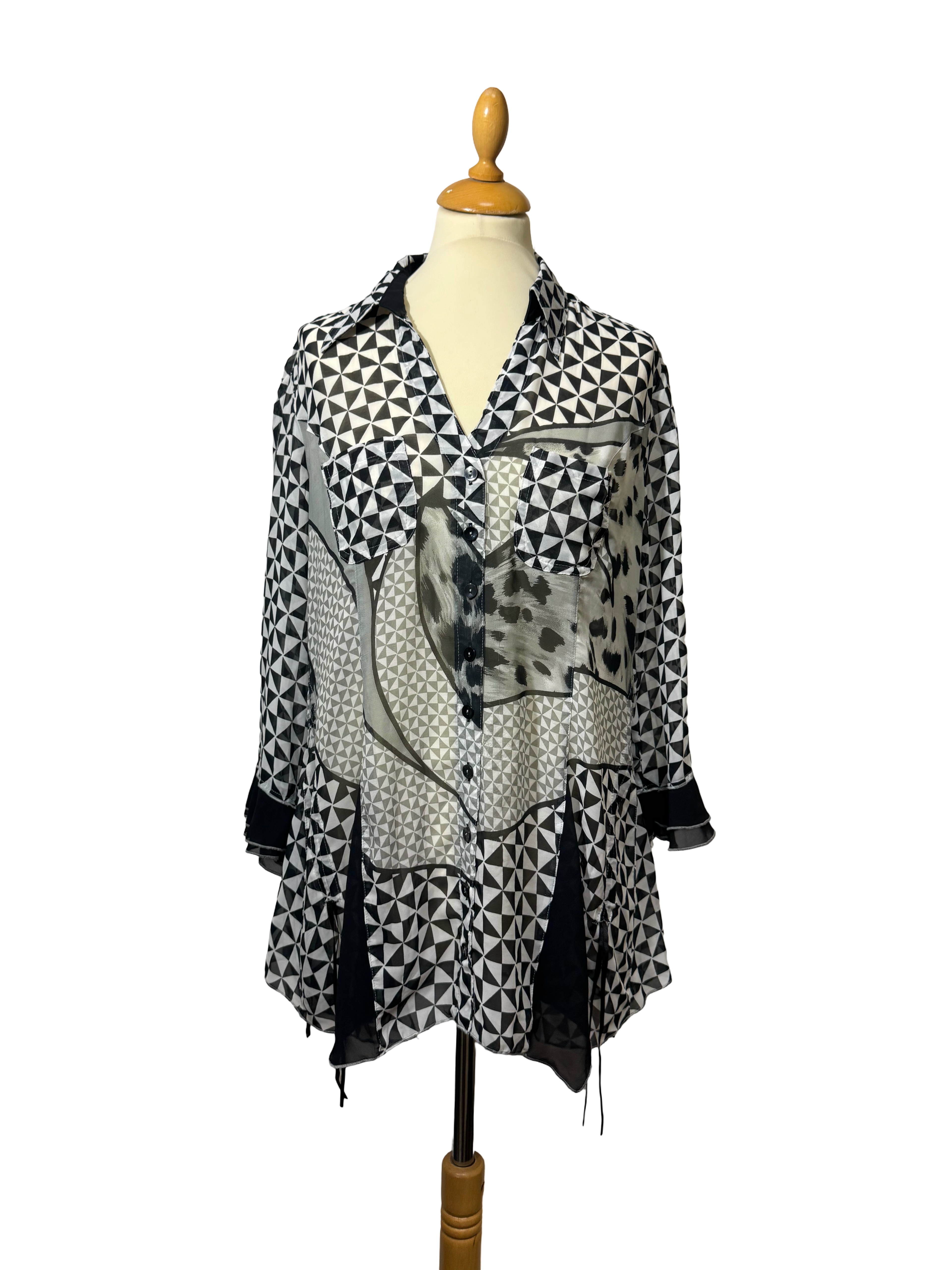 Chemise à motifs