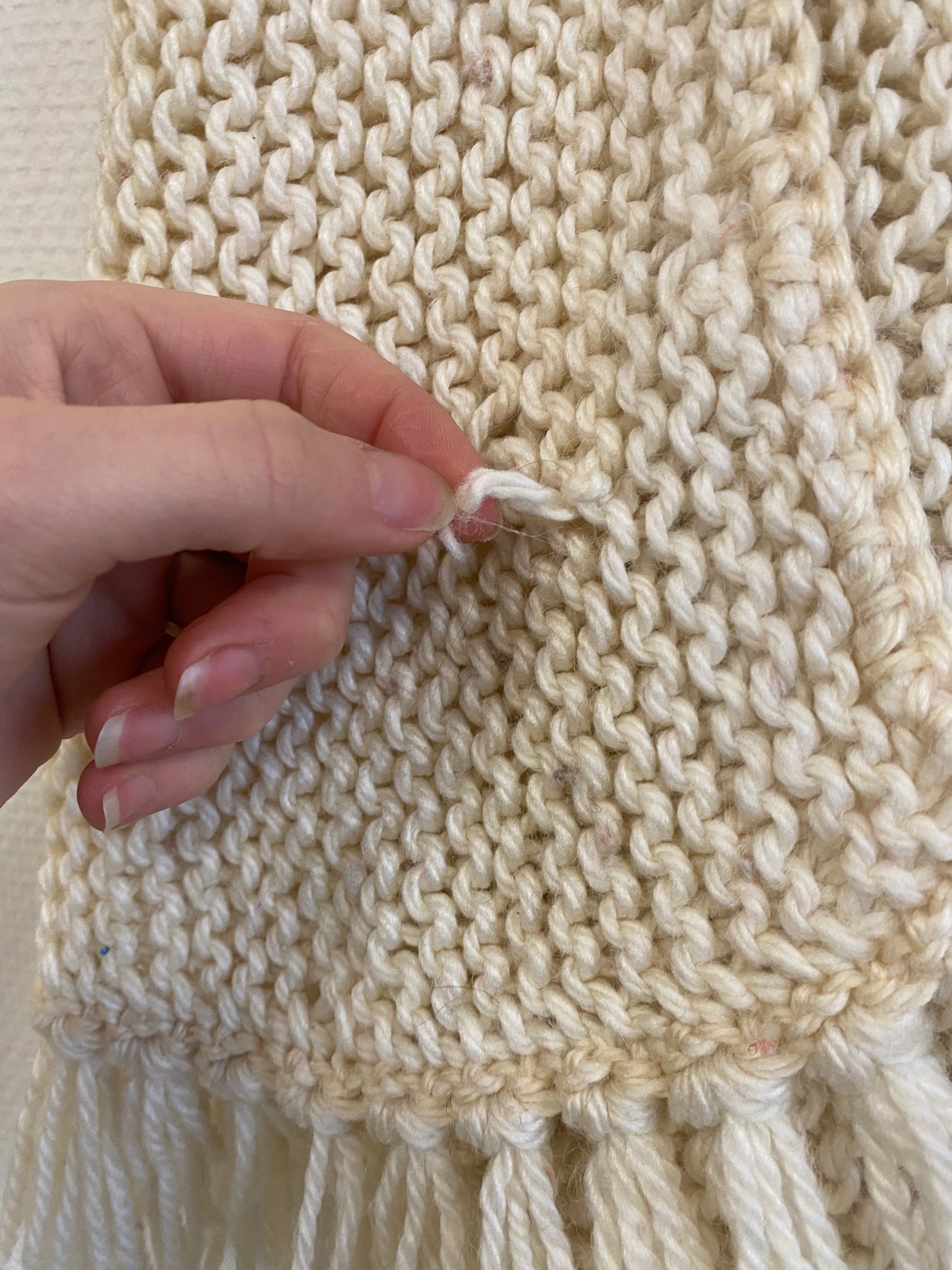 Châle en crochet