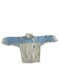 Pull bleu et blanc