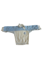 Pull bleu et blanc