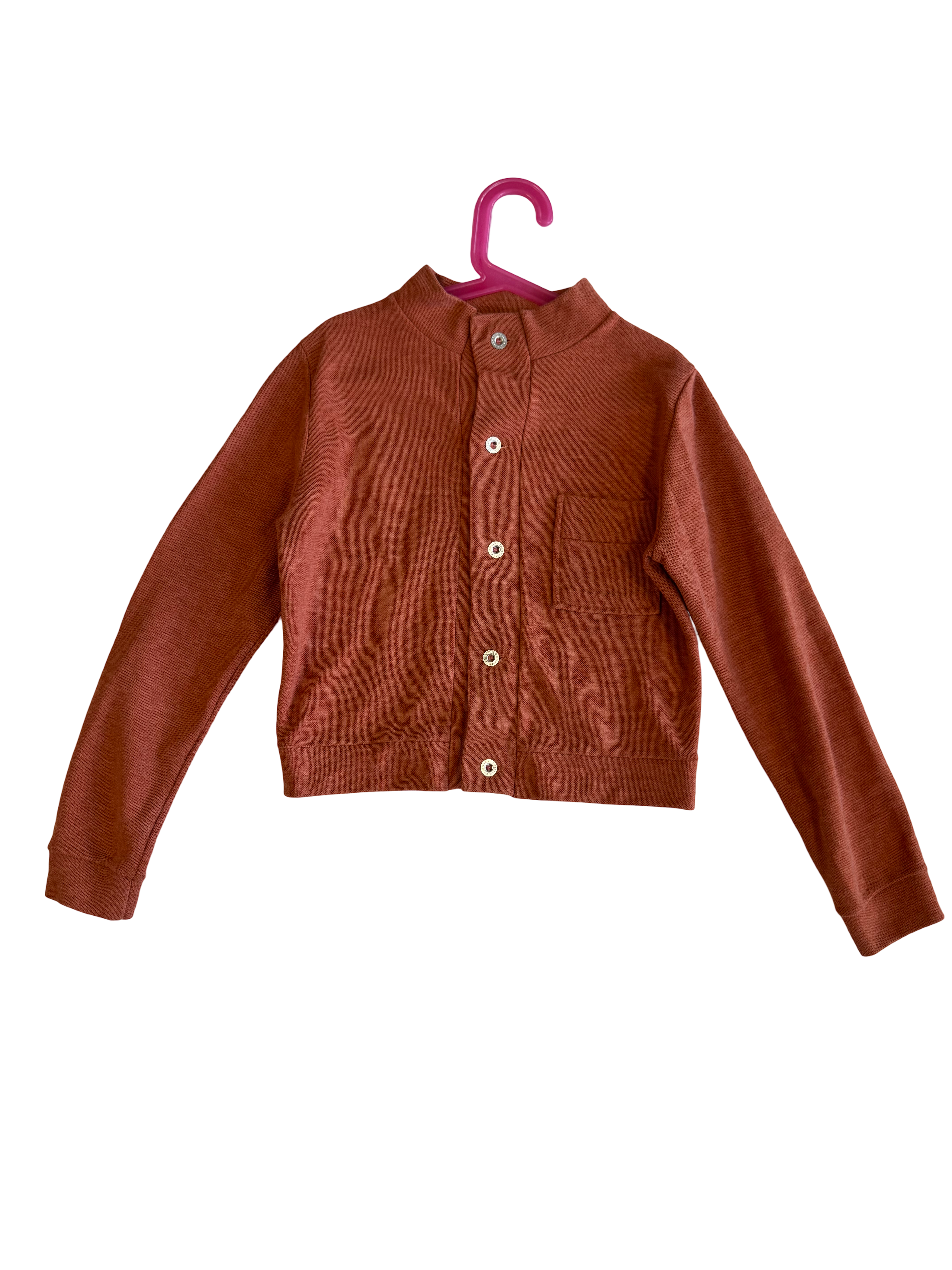 Gilet rouille 70s