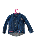Veste en jean brodée