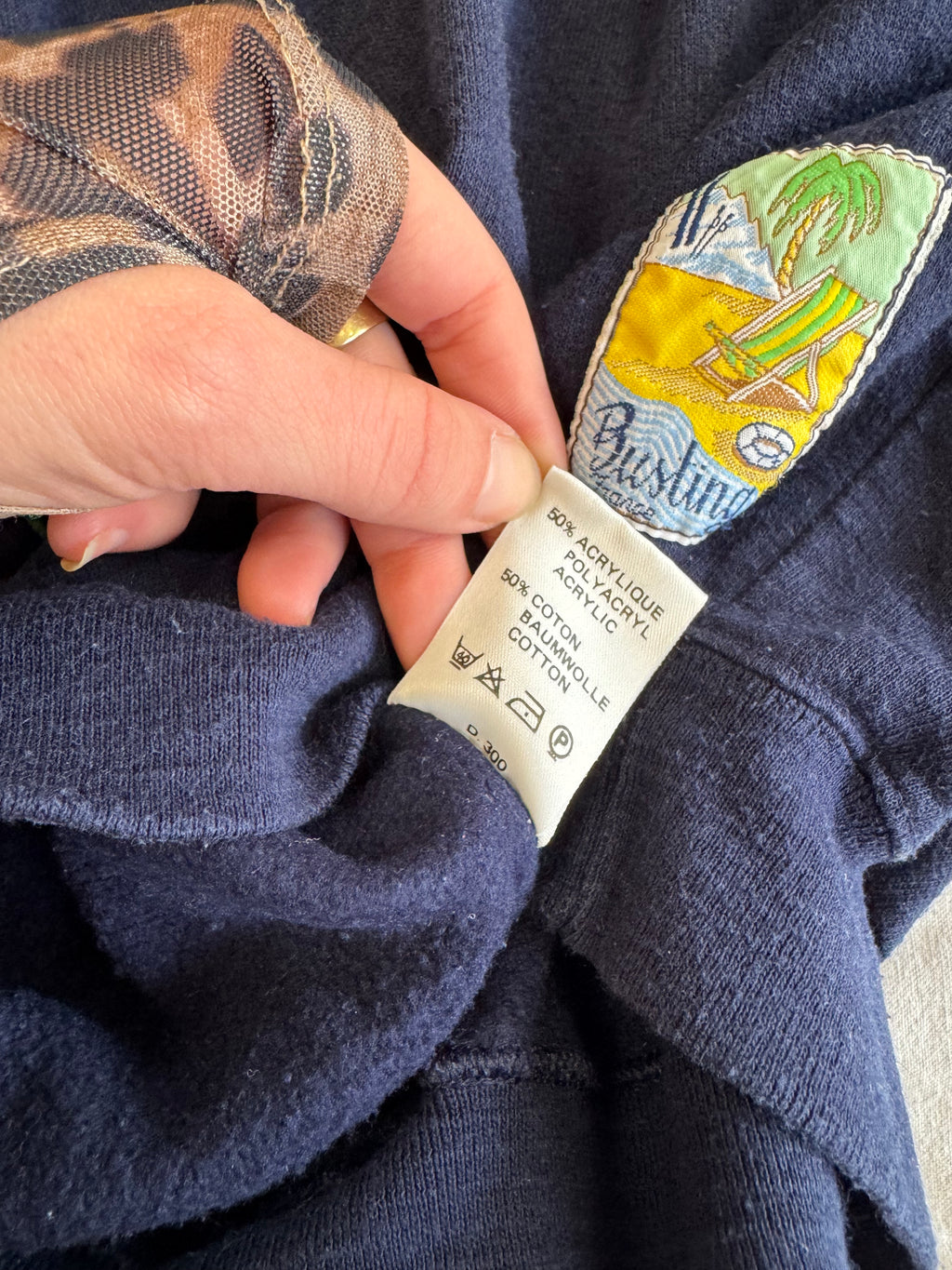Sweat bleu marine