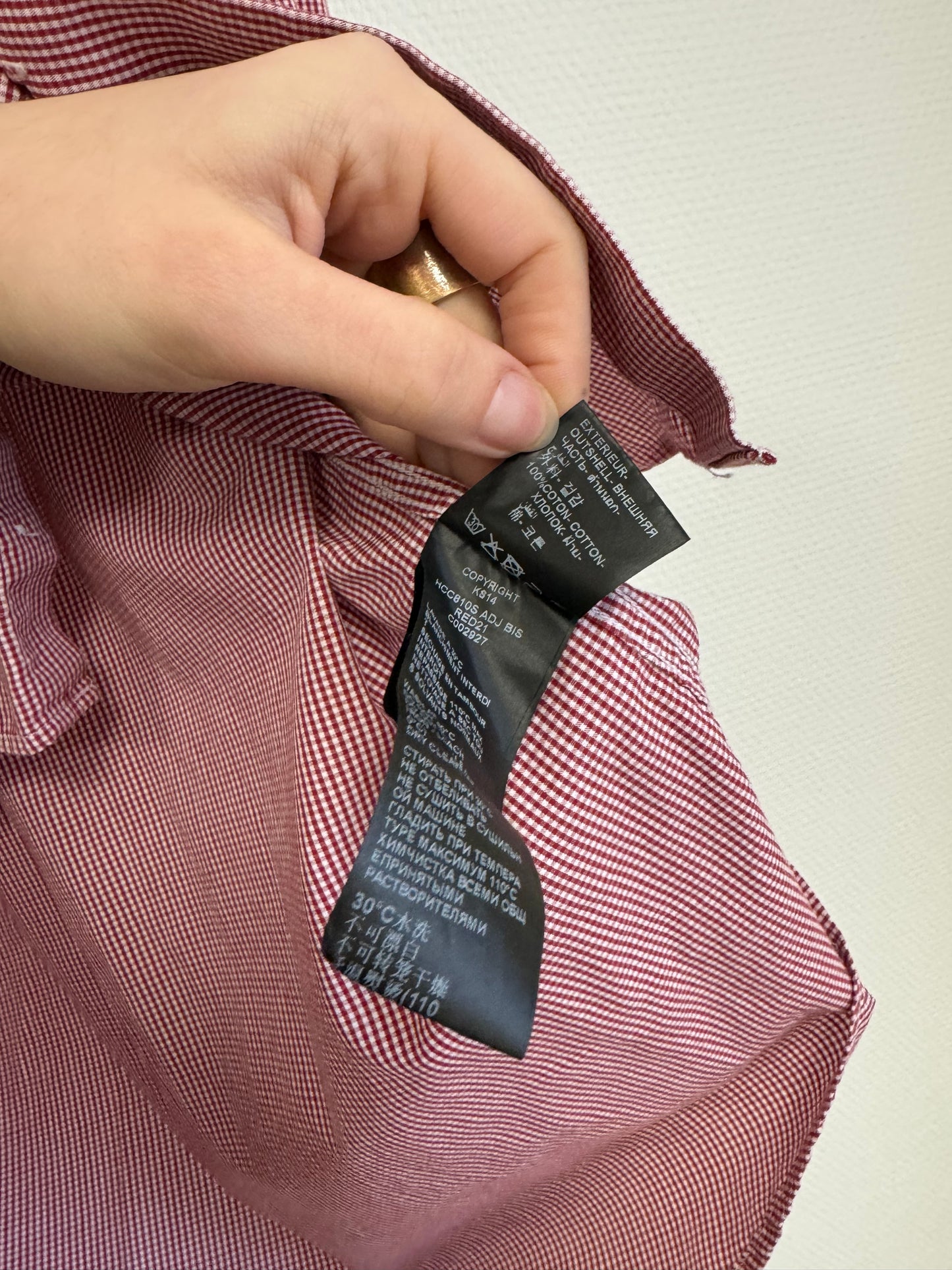 Chemise à carreaux The Kooples