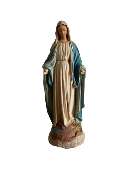 Statue en plâtre vierge 1930