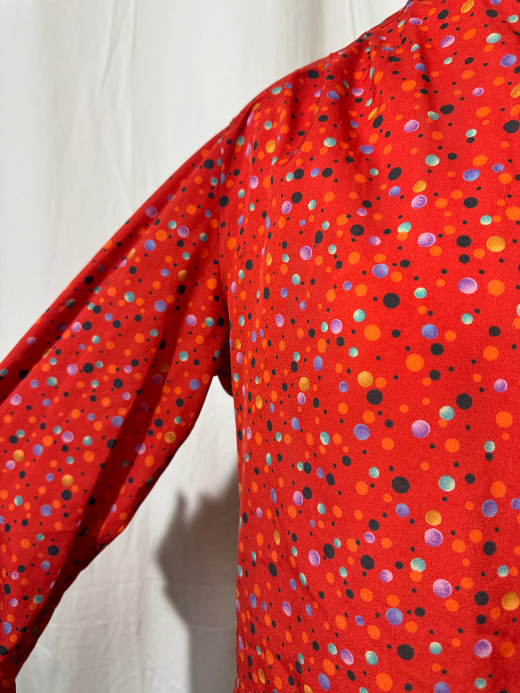 Chemise à pois
