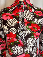 Blouse à motifs 70s