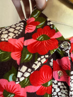 Blouse à motifs 70s