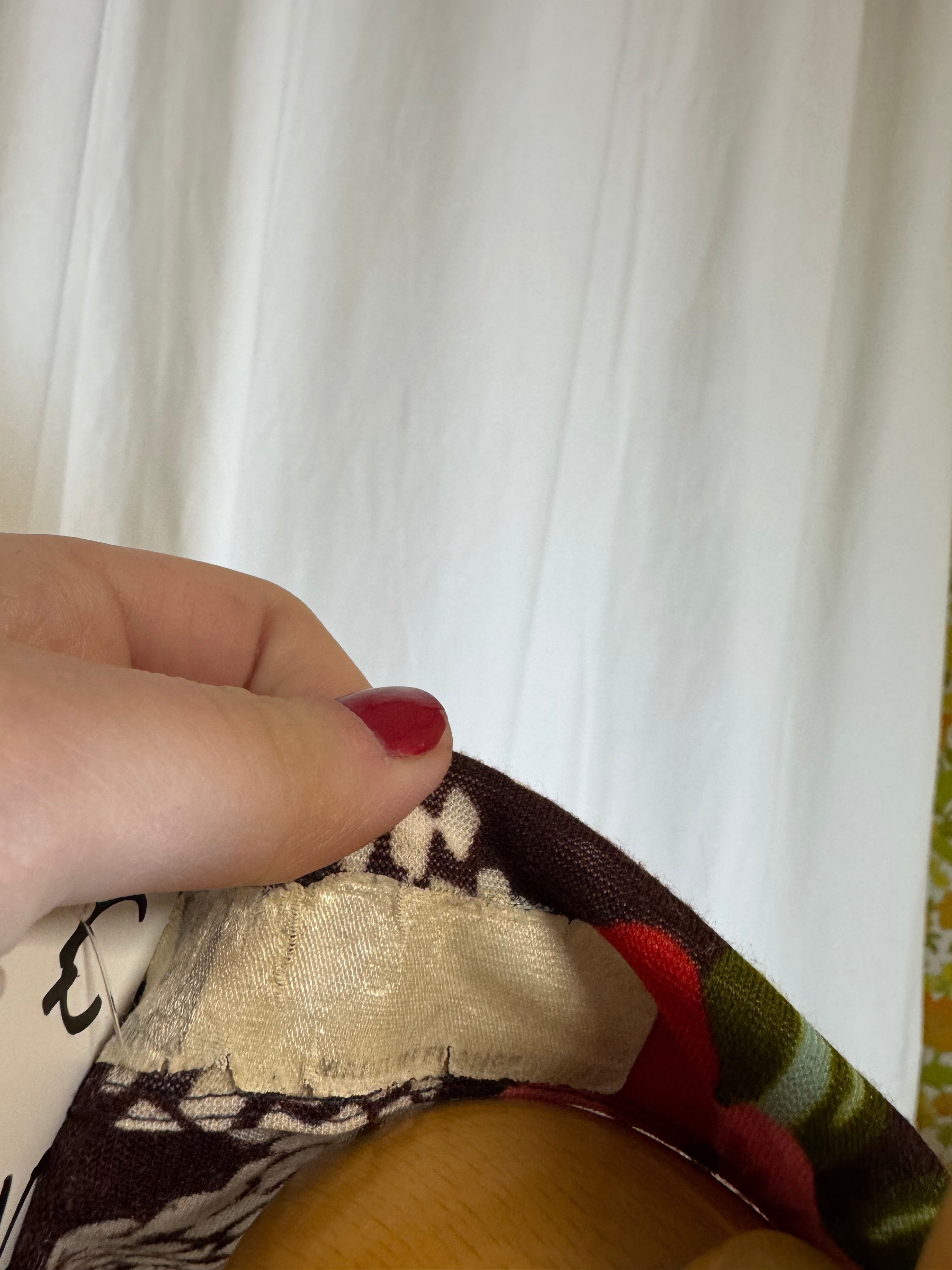 Blouse à motifs 70s