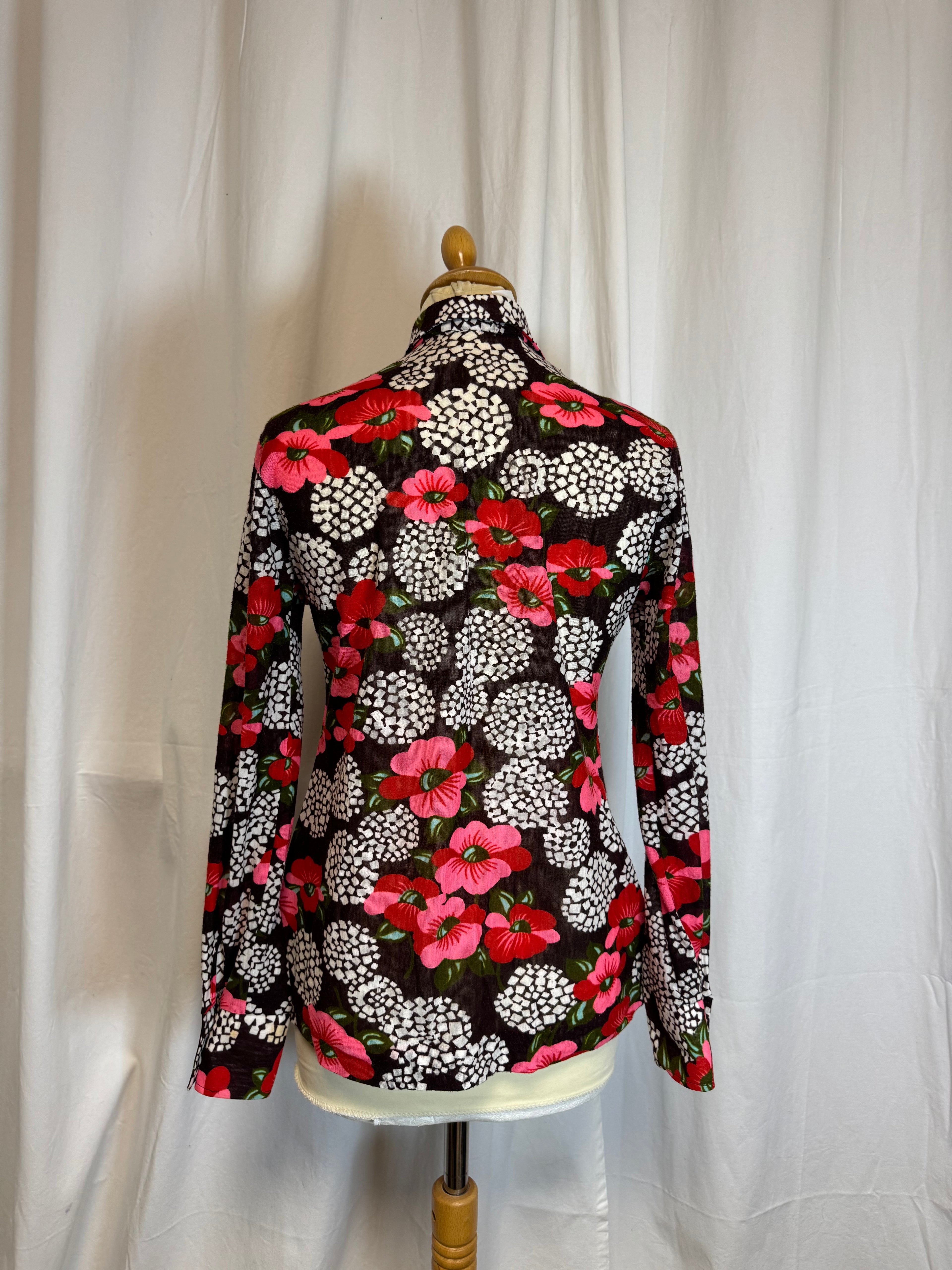 Blouse à motifs 70s