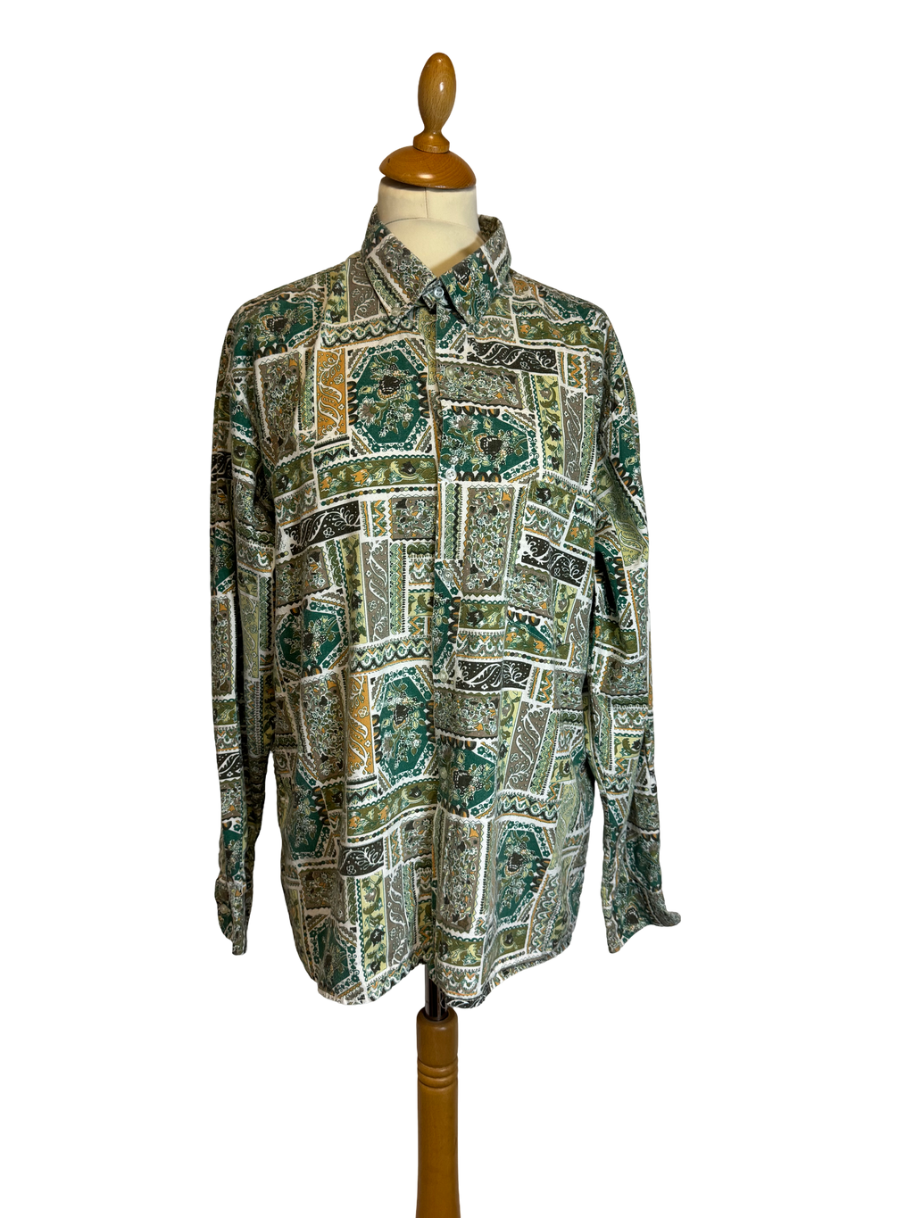 Chemise à motifs 80s