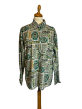 Chemise à motifs 80s