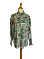 Chemise à motifs 80s
