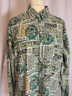 Chemise à motifs 80s