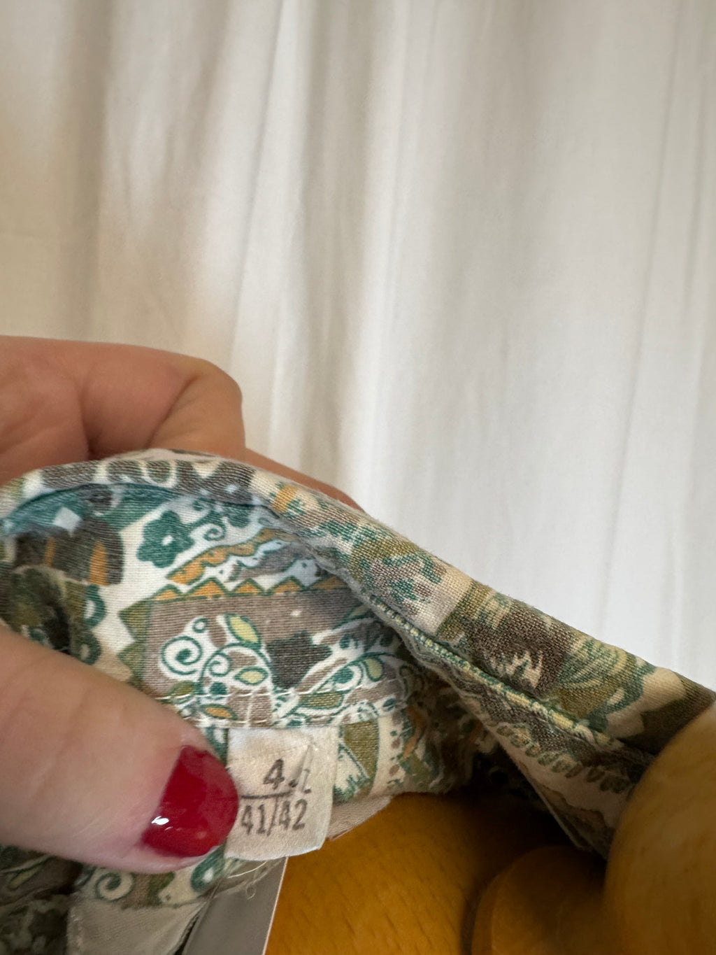 Chemise à motifs 80s