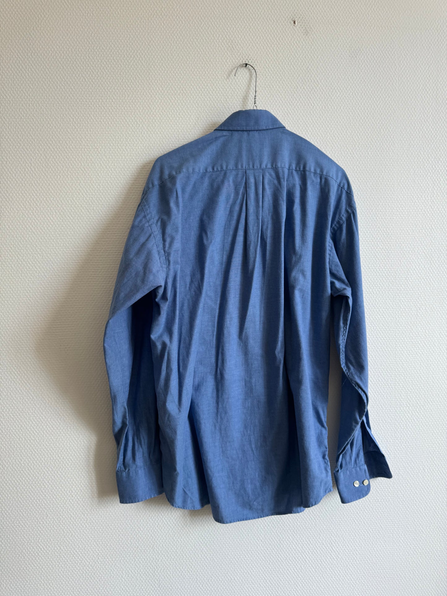 Chemise bleu uni