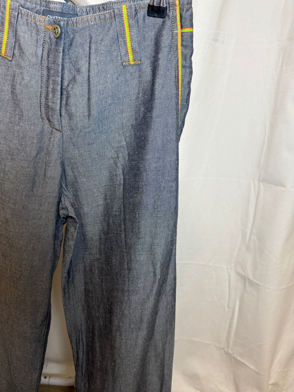 Pantalon bleu Chattawak