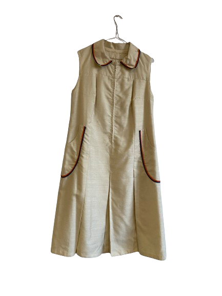 Robe beige 70s