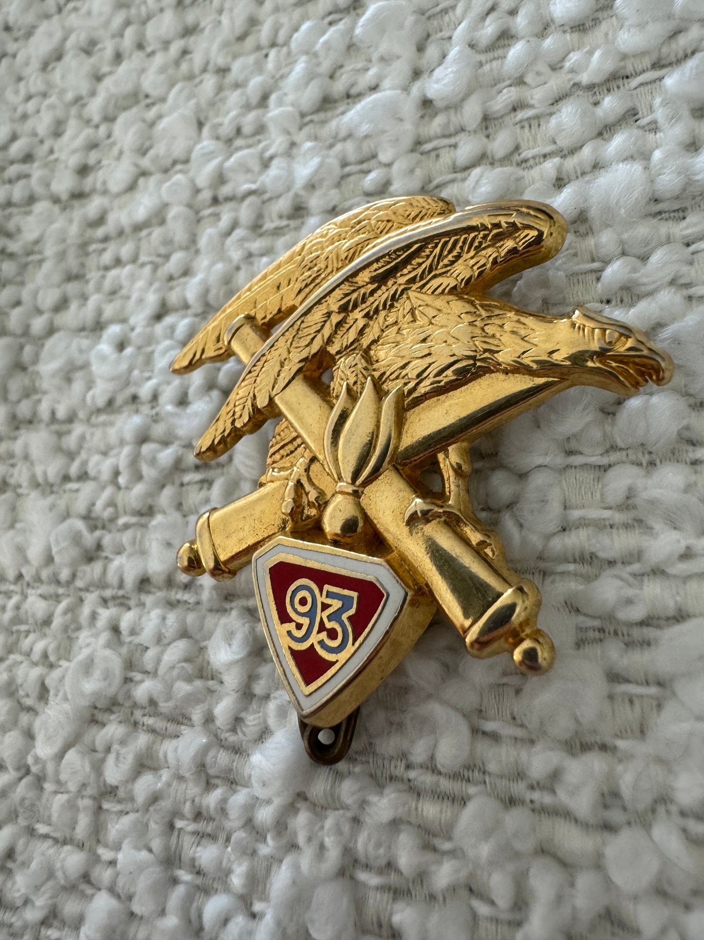 Broche militaire