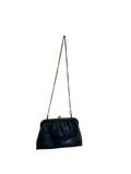Sac à main bleu en cuir