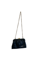 Sac à main bleu en cuir