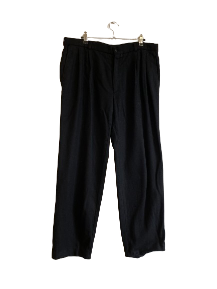 Pantalon en laine noir