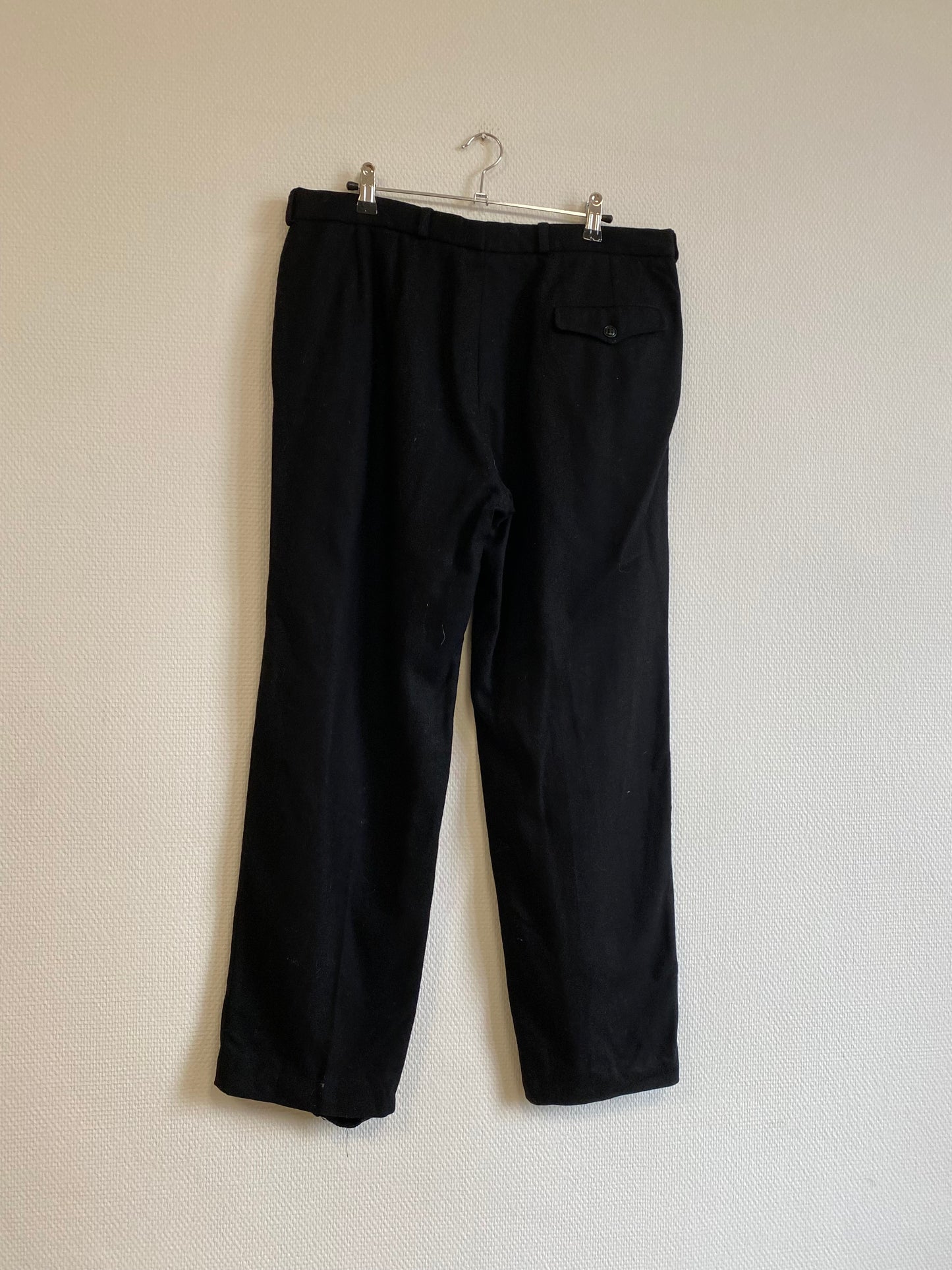 Pantalon en laine noir
