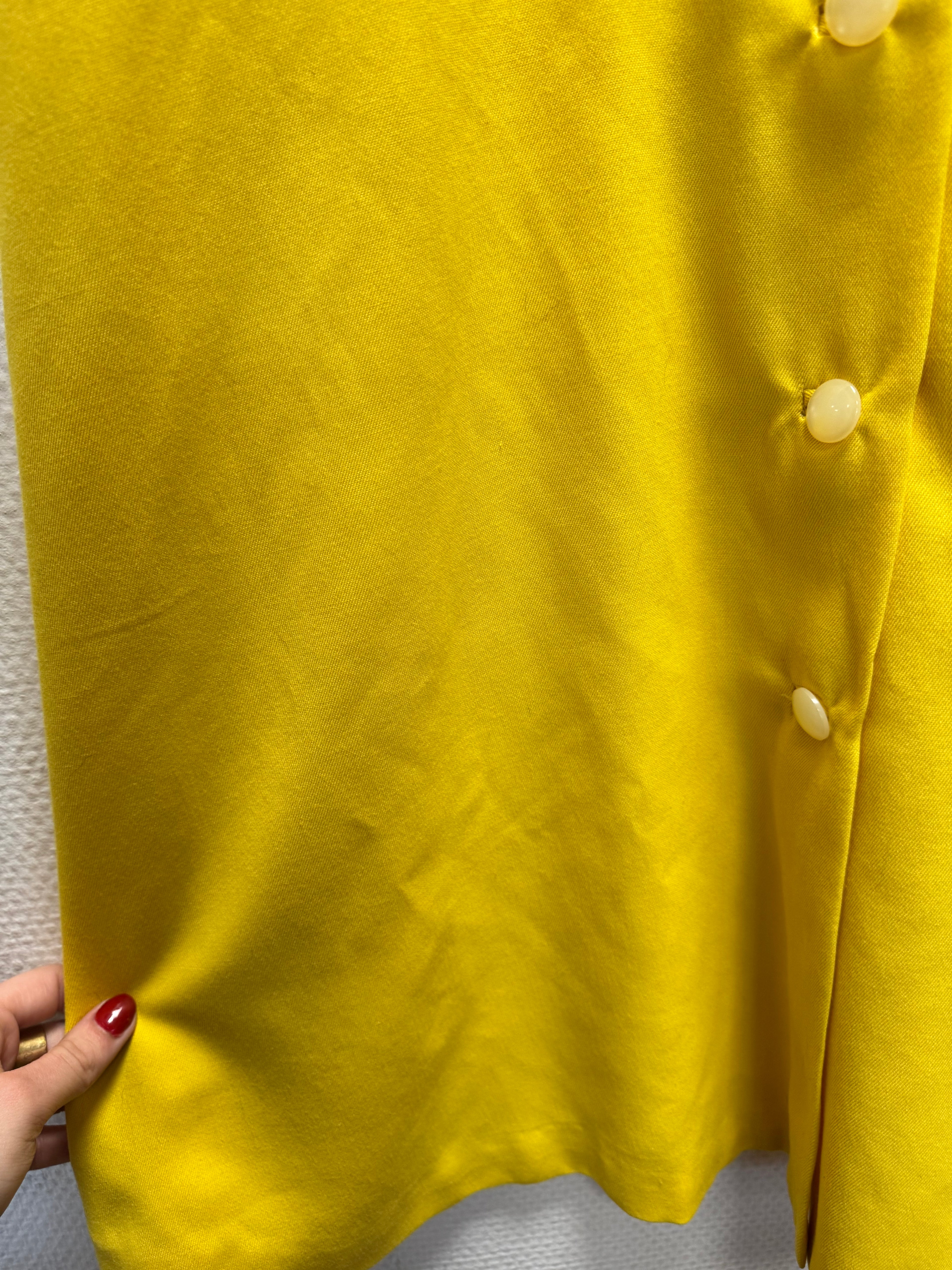 Robe jaune 70s