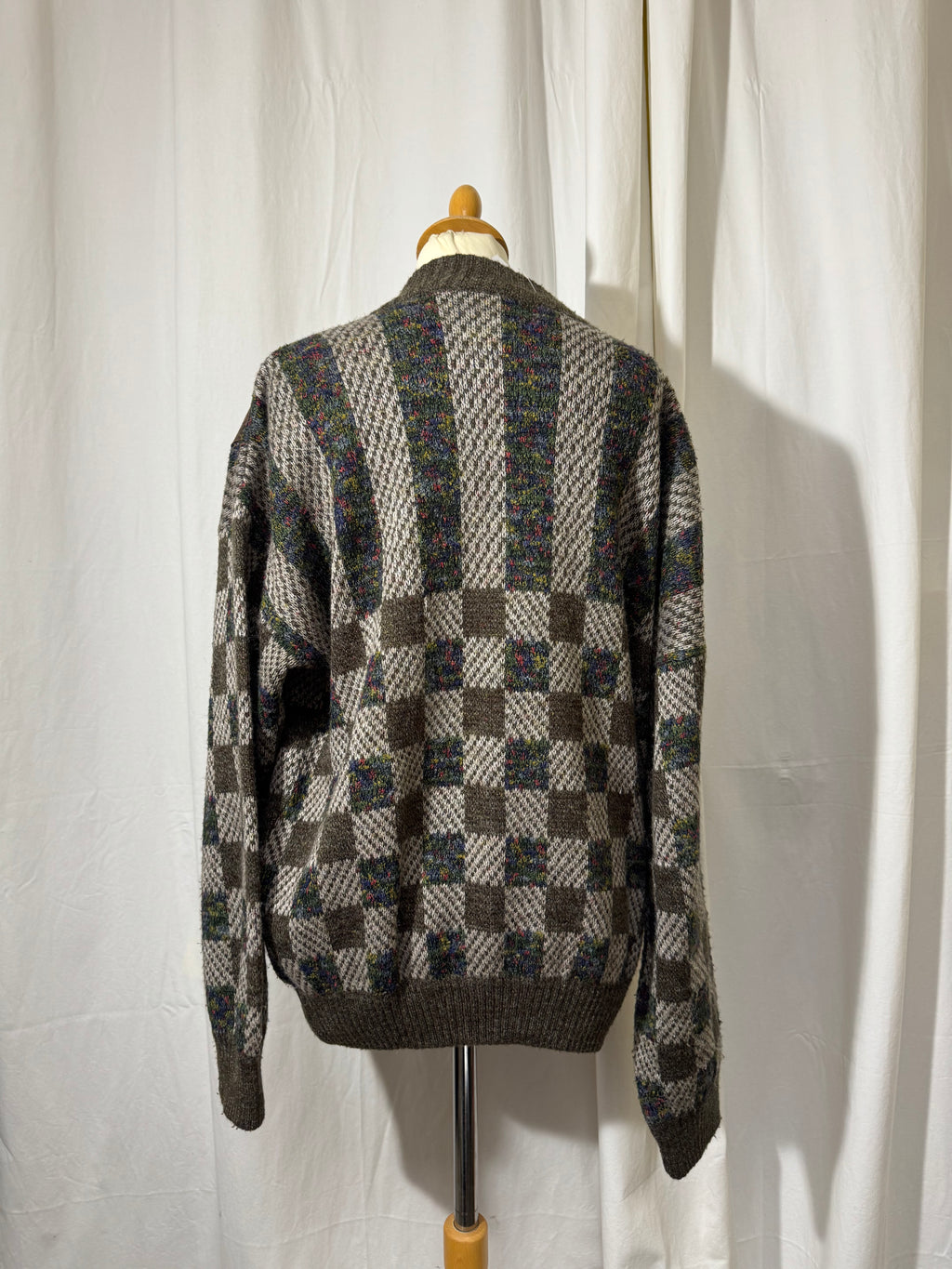 Cardigan à carreaux