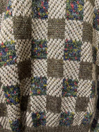 Cardigan à carreaux