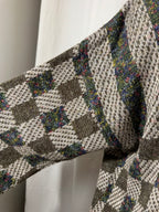Cardigan à carreaux