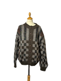 Cardigan à carreaux
